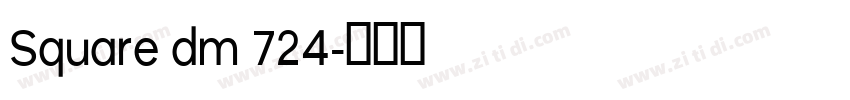 Square dm 724字体转换
